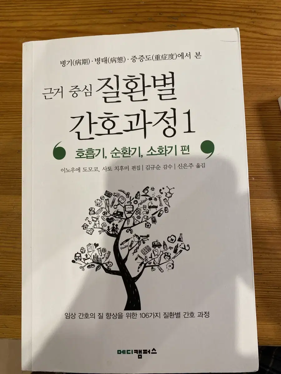 근거중심 질환별 간호과정 1,2 간호학과 케이스 필수